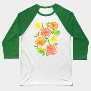 Citrus Delight Baseball T-Shirt